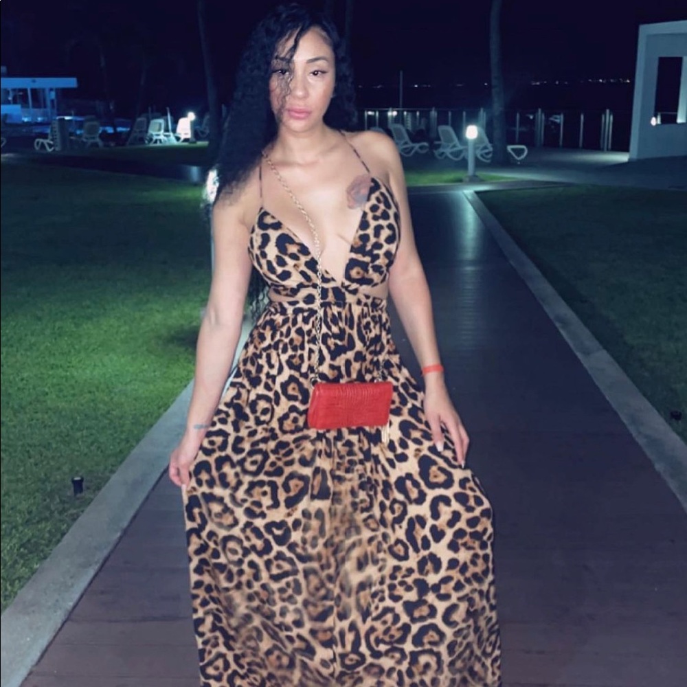 Dress, leopard, small, fashion nova